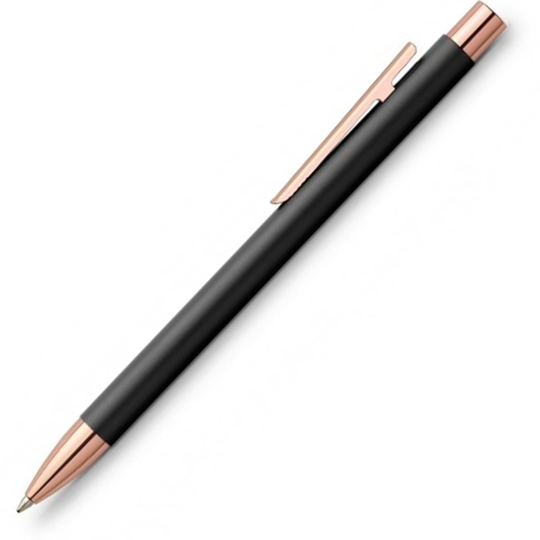 Faber-Castell Neo Slim Mat Siyah Rosegold Tükenmez Kalem - Hediyelik İmza ve Ofis Kalemi