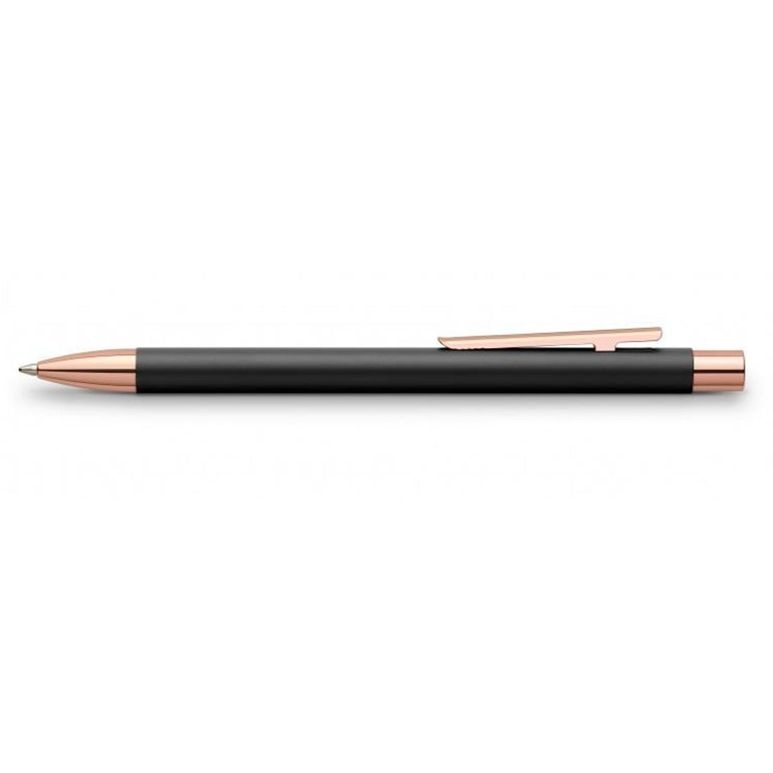 Faber-Castell Neo Slim Mat Siyah Rosegold Tükenmez Kalem - Hediyelik İmza ve Ofis Kalemi