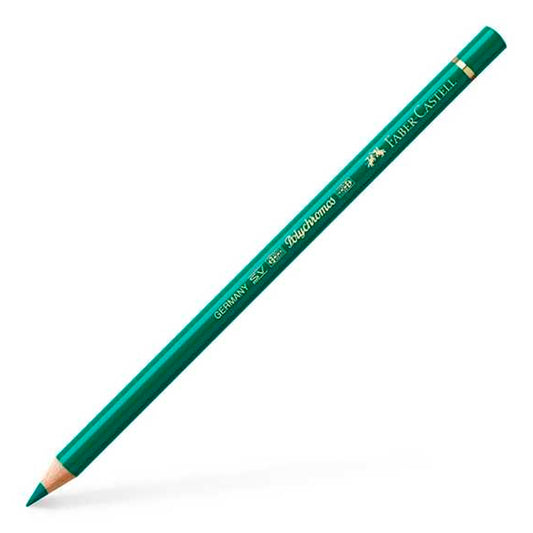 Faber Castell Polychromos Kuru Boya Kalemi Koyu Fitalo Yeşil - Profesyonel Sanatsal Çizim ve Eskiz Kalemi