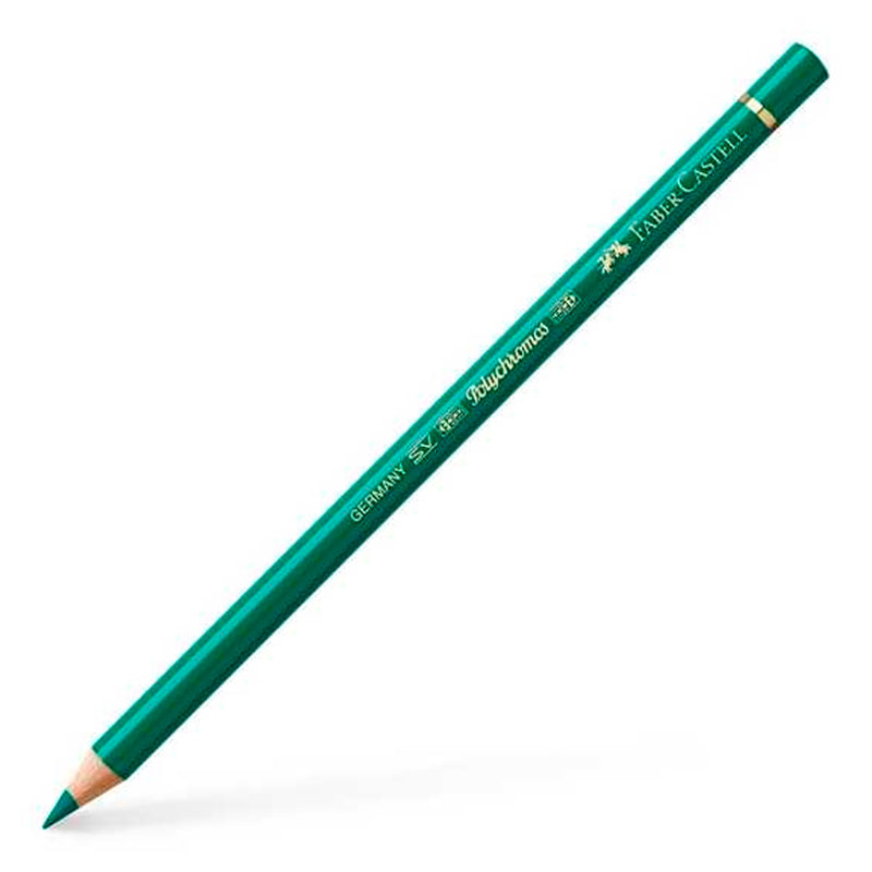 Faber Castell Polychromos Kuru Boya Kalemi Koyu Fitalo Yeşil - Profesyonel Sanatsal Çizim ve Eskiz Kalemi