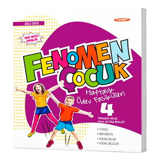 Fenomen Çocuk Yayınları 4.Sınıf Haftalık Ödev Fasikülleri