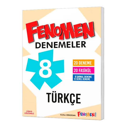 Fenomen Okul Yayınları 8. Sınıf Türkçe Fenomen 20 li Deneme