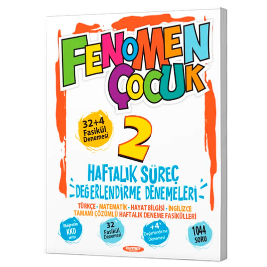 Fenomen Okul Yayınları 2. Sınıf 2 Haftalık Süreç Değerlendirme Denemeleri (32+4 Fasikül)
