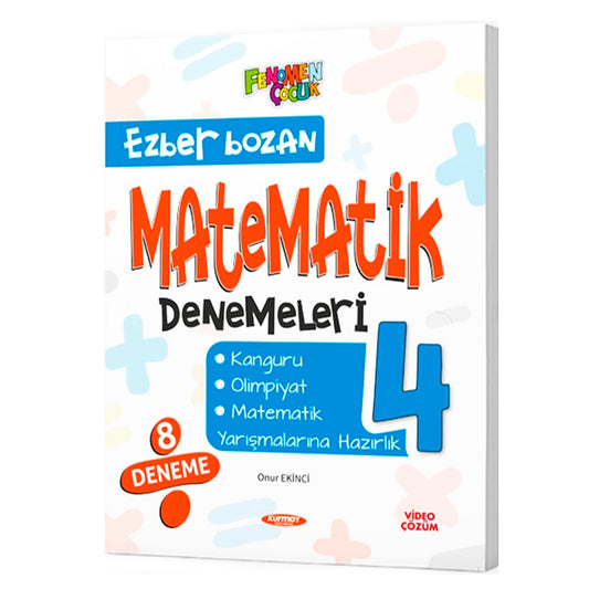 Fenomen Okul Yayınları 4. Sınıf Ezberbozan Matematik Denemeleri