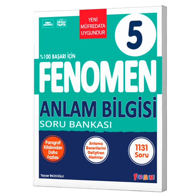 Fenomen Yayınları 5. Sınıf Anlam Bilgisi Soru Bankası