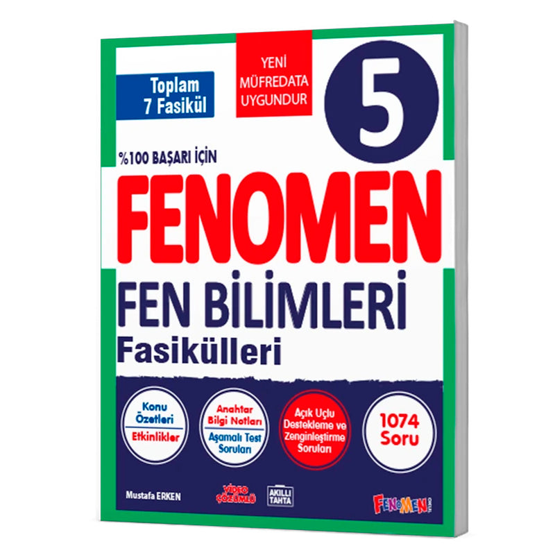 Fenomen Okul Yayınları 5. Sınıf Fen Bilimleri Fasikül Seti (1-2-3-4-5-6-7. Sayılar)