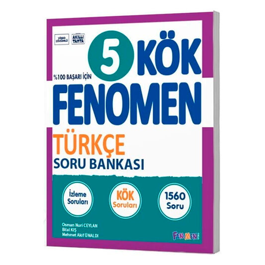 Fenomen Okul Yayınları 5. Sınıf Kök Türkçe Soru Bankası