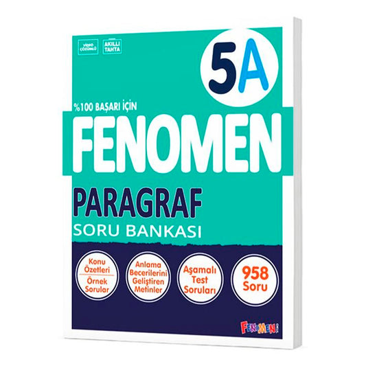 Fenomen Okul Yayınları 5. Sınıf Paragraf A Soru Bankası