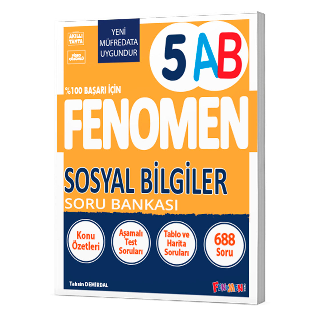 Fenomen Okul Yayınları 5. Sınıf Sosyal Bilgiler (A-B) Soru Bankası