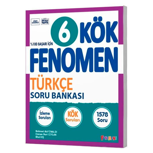 Fenomen Okul Yayınları 6. Sınıf Türkçe Kök Soru Bankası
