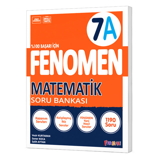 Fenomen Okul Yayınları 7. Sınıf Matematik A Soru Bankası