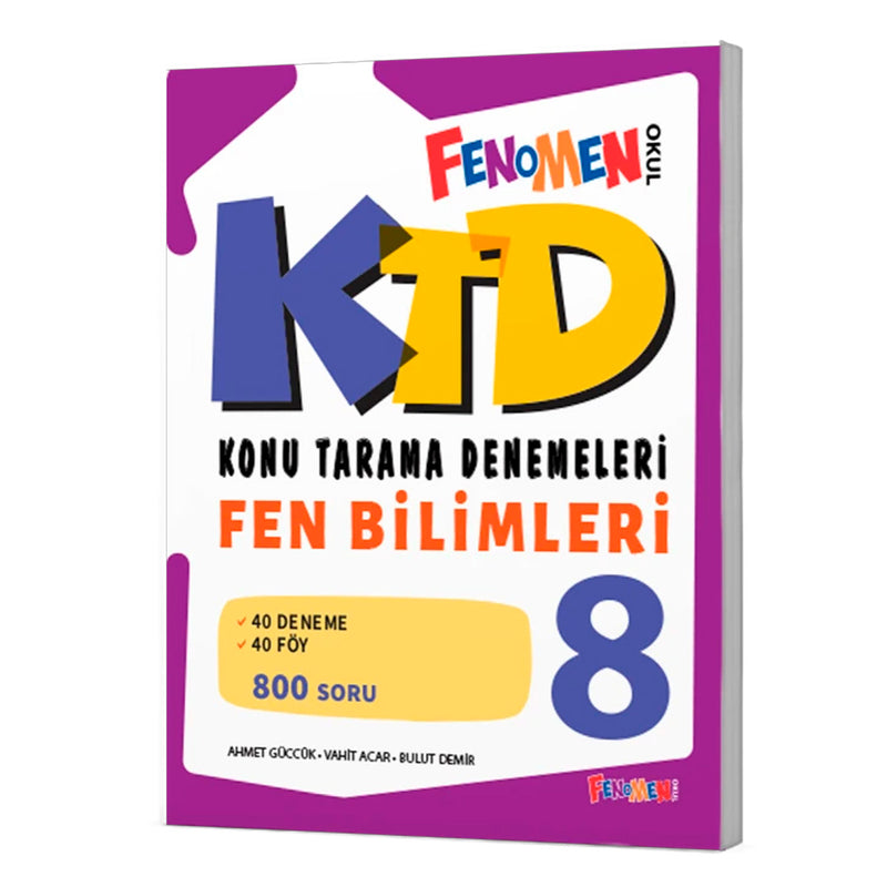 Fenomen Okul Yayınları 8 Fen Bilimleri Konu Tarama Denemeleri