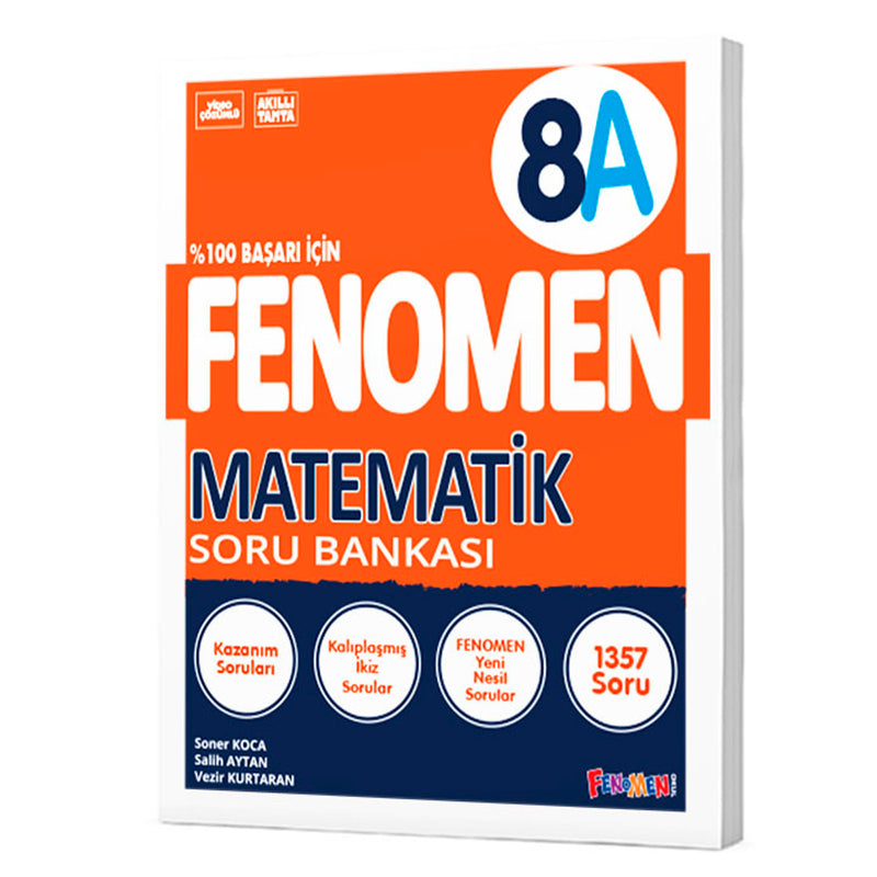 Fenomen Okul Yayınları 8. Sınıf Matematik A Soru Bankası