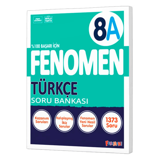 Fenomen Okul Yayınları 8. Sınıf Türkçe A Soru Bankası