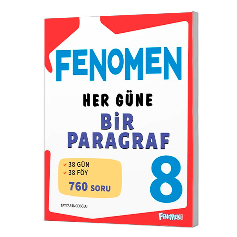 Fenomen Yayınları Fenomen 8. Sınıf Her Güne Bir Paragraf