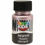 Funny Kids Pembe Titanyum Metalik Boya 50 Cc - Sanatsal Hobi ve Efekt Boyası