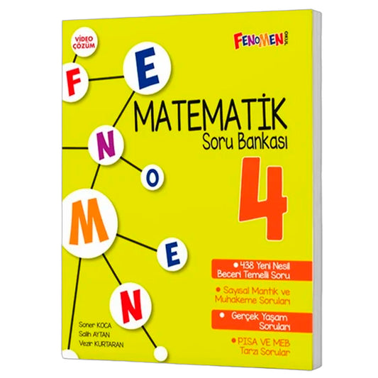 Fenomen Okul 4. Sınıf Matematik Soru Bankası