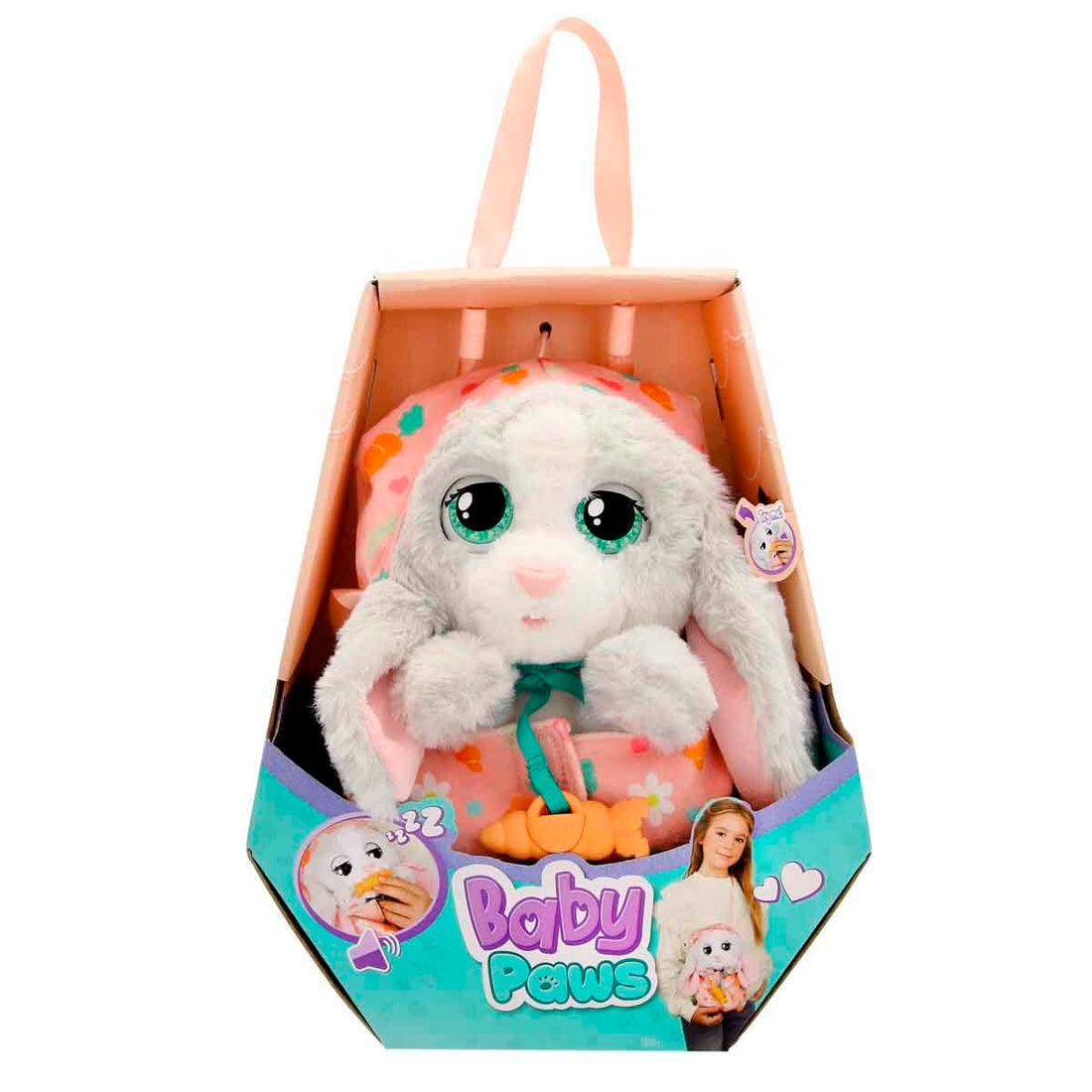 Giochi Baby Paws Sesli Tavsan 20Cmpelus W2-927124 Gio-Baw02000
