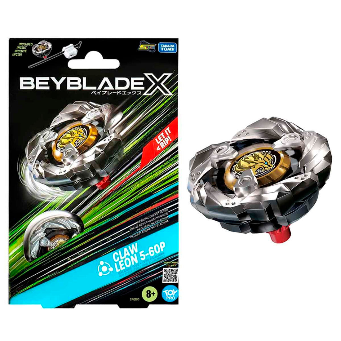 Giochi Beyblade 1Li Set Claw Leon 5-60 P-Tp0193 Gio-Bey03000