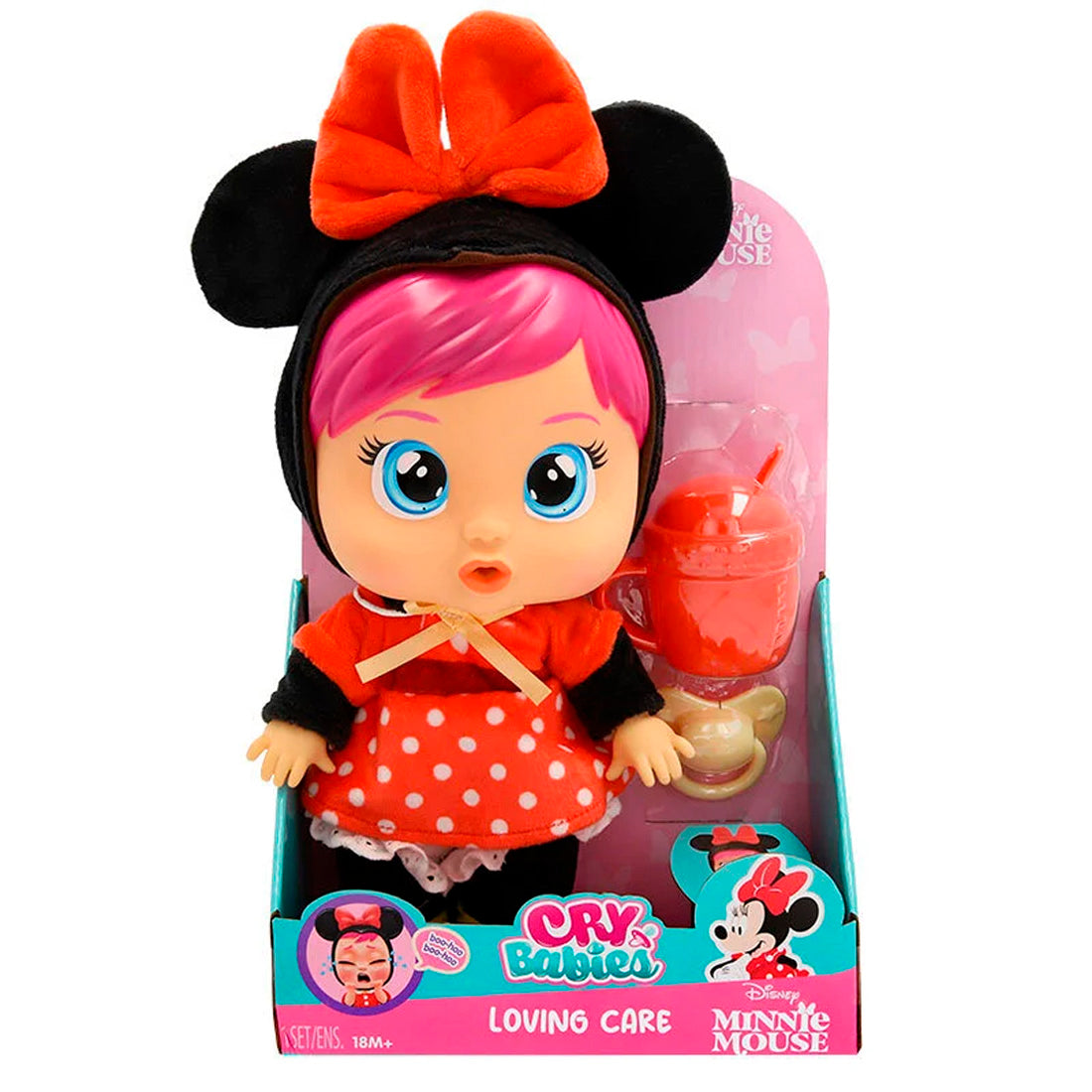Giochi Cry Babies Love&Care Minnie-923784 Gio-Cyb69000