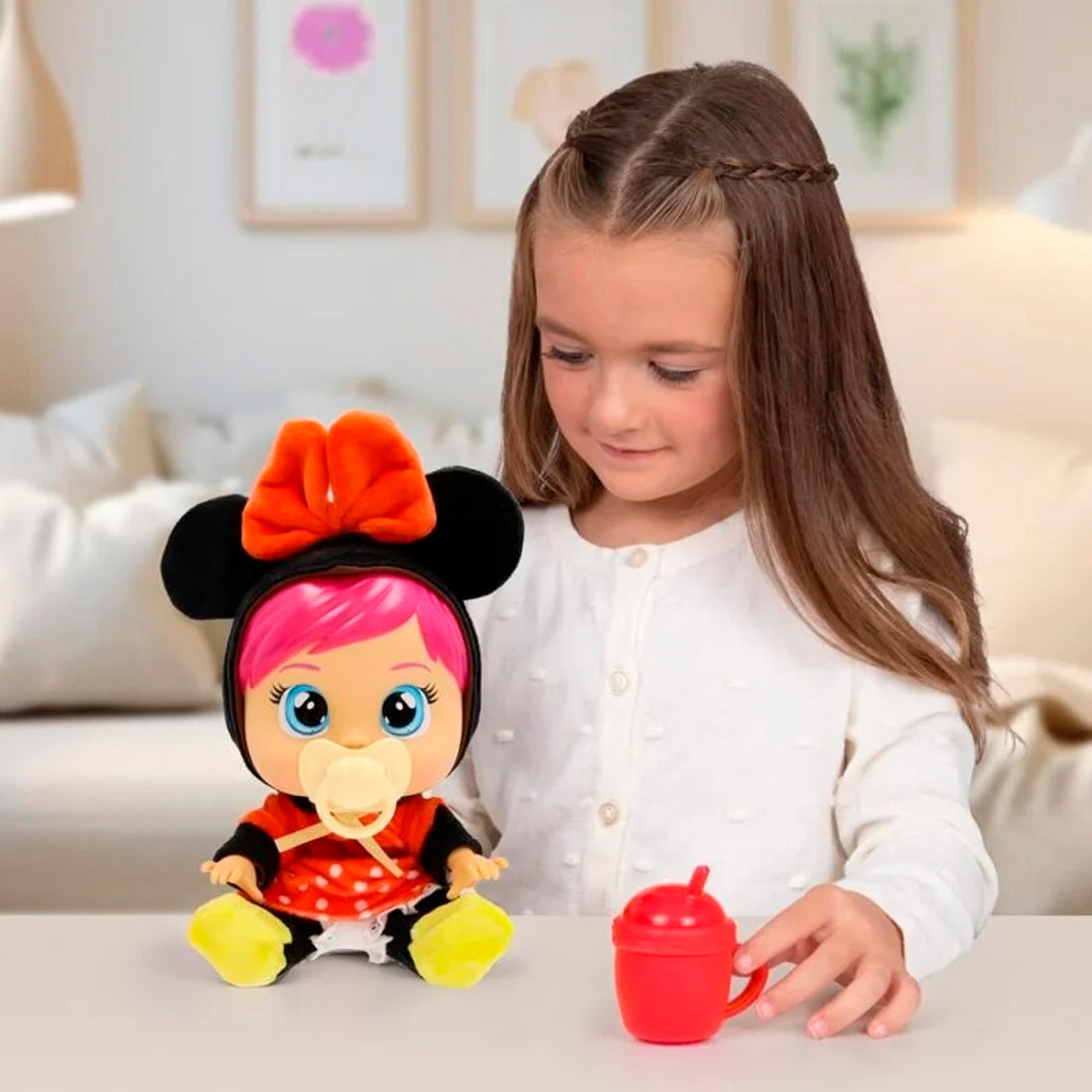 Giochi Cry Babies Love&Care Minnie-923784 Gio-Cyb69000