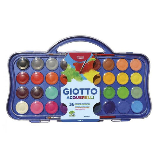Giotto Acquerelli 36 Renk 30 Mm. Suluboya 353600