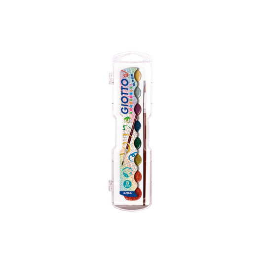 Giotto Aquarelli Glitter 8'li Suluboya 331200