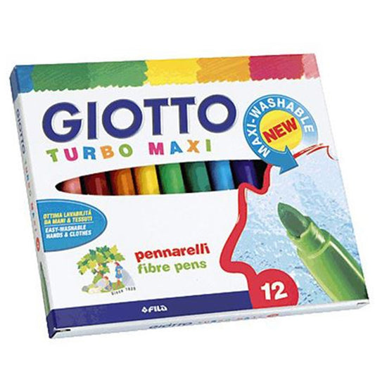 Giotto Turbo Maxi 12'li Keçeli Kalem 454000