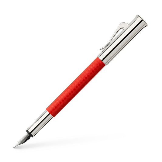 Graf Von Faber Castell Castell Guilloche M Hint Kırmızı Dolma Kalem - Hediyelik İmza ve Yumuşak Yazım Kalemi