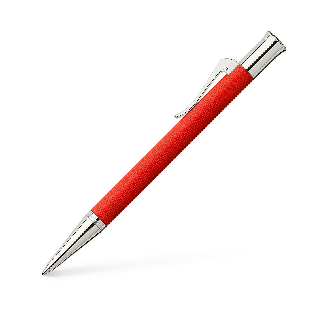 Graf Von Faber Castell Guilloche Hint Kırmızı Tükenmez Kalem - Hediyelik İmza ve Ofis Kalemi