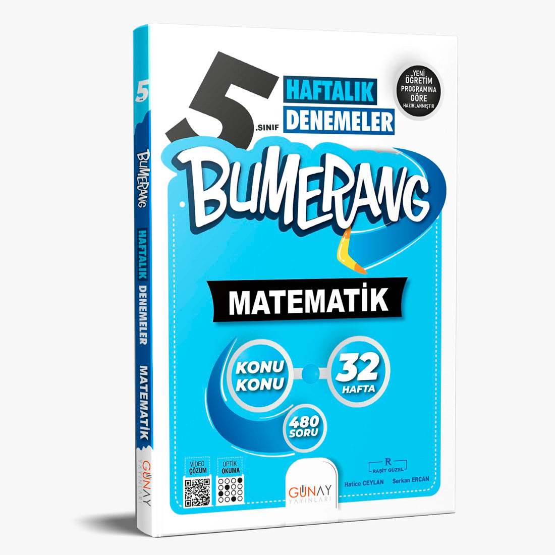 Günay Yayınları 5. Sınıf Bumerang Matematik Etkinlikli Akıllı Defter Kitap