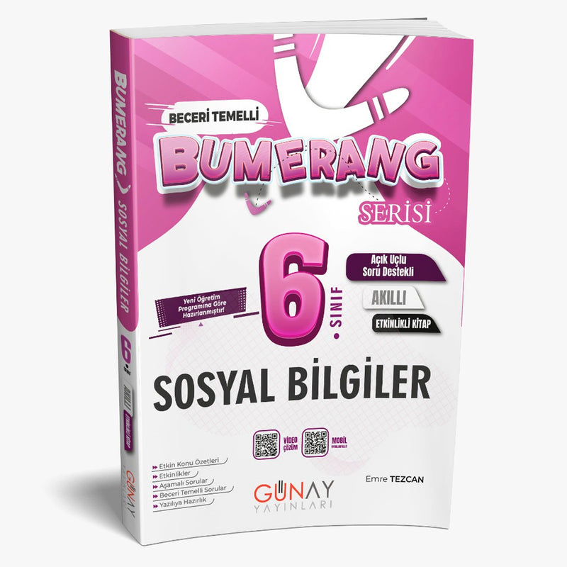 Günay Yayınları 6. Sınıf Bumerang Etkinlikli Sosyal Bilgiler