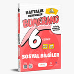 Günay Yayınları 6. Sınıf Sosyal Bilgiler Bumerang 32 Haftalık Denemeleri