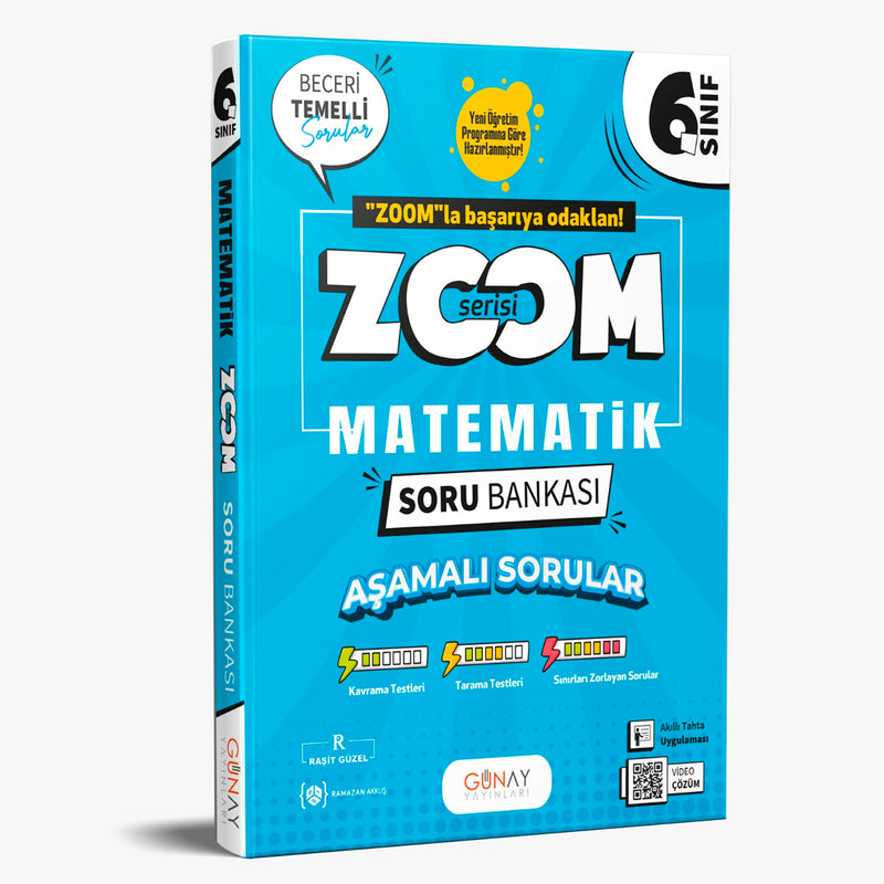Günay Yayınları 6. Sınıf Zoom Serisi Matematik Soru Bankası