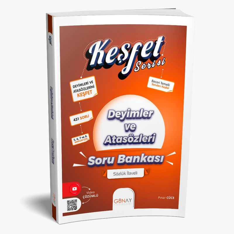 Günay Yayınları 8.Sınıf Keşfet Serisi Deyimler ve Atasözleri Soru Bankası