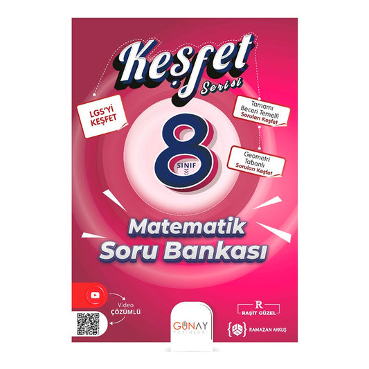Günay Yayınları 8.Sınıf Matematik Keşfet Serisi Soru Bankası