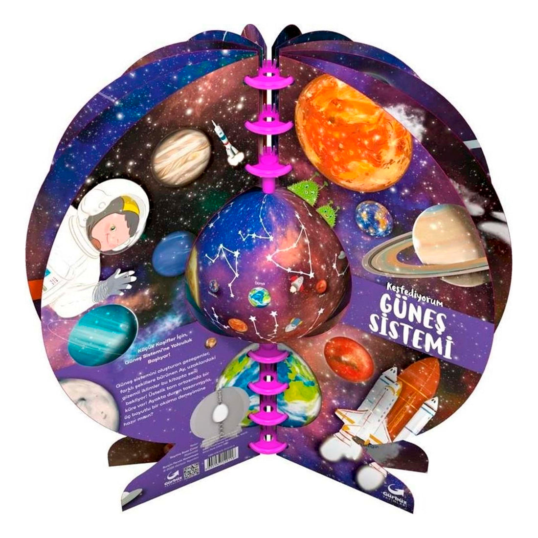 Gürbüz 11 Cm Güneş Sistemi Kitabı