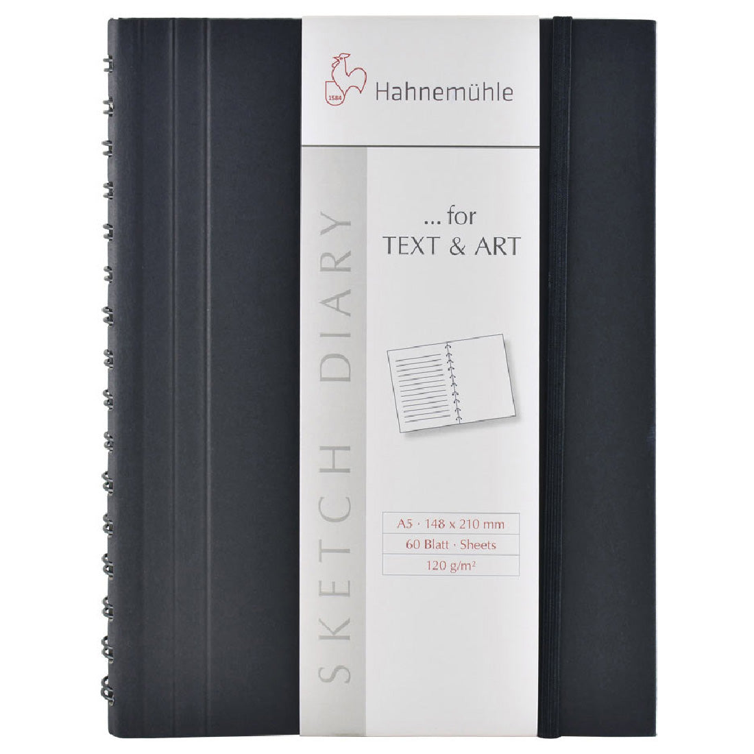 Hahnemühle Sketch Diary A6 120gsm Eskiz Defteri - Not Tutma, Okul ve Planlayıcı Defteri