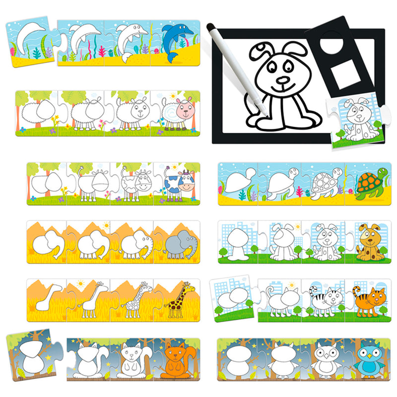 Headu Adım Adım Çizim Okulu Çocuk Yapbozu