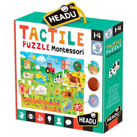Headu Dokulu Montessori Çocuk Puzzle