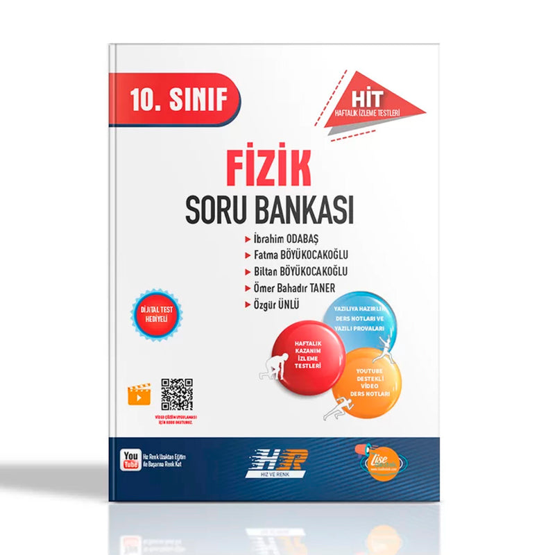 Hız Ve Renk Yayınları 10. Sınıf Fizik Hit Soru Bankası