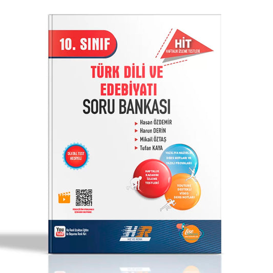 Hız Ve Renk Yayınları 10. Sınıf Türk Dili Ve Edebiyatı Hit Soru Bankası