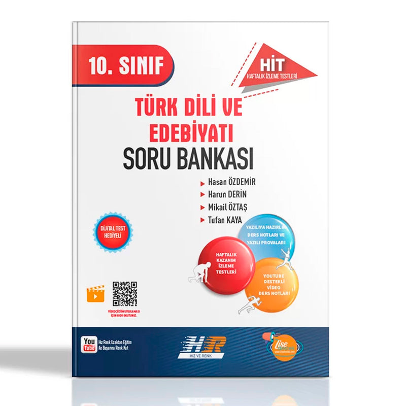 Hız Ve Renk Yayınları 10. Sınıf Türk Dili Ve Edebiyatı Hit Soru Bankası