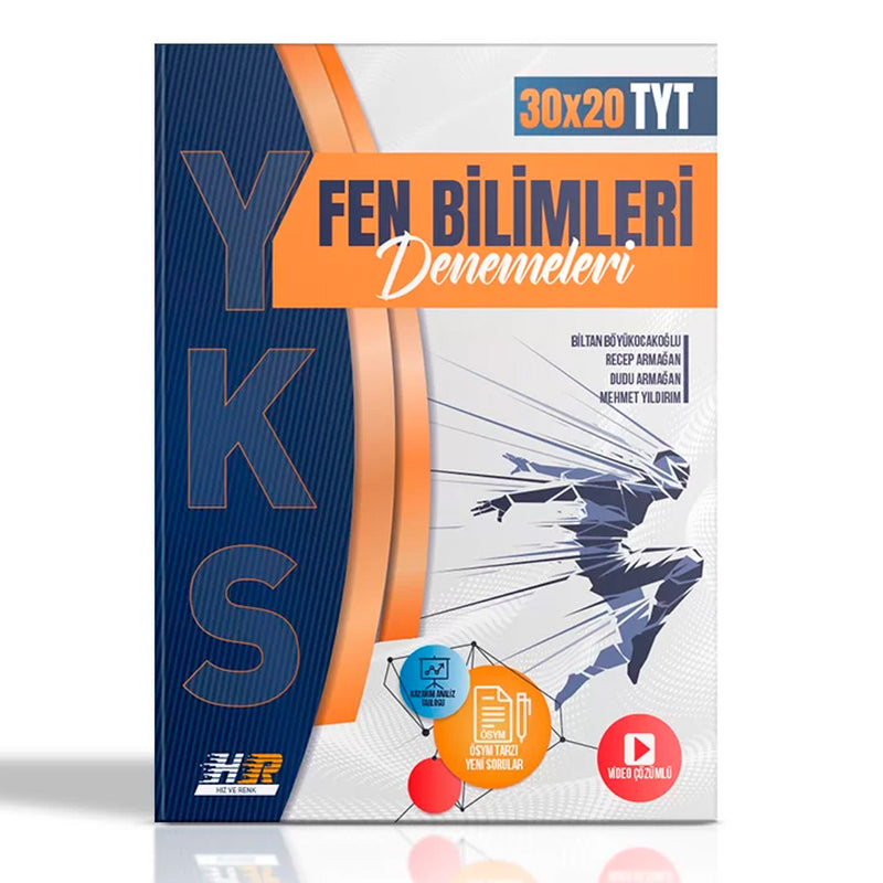 Hız ve Renk Yayınları TYT Fen Bilimleri 30x20 Denemeleri