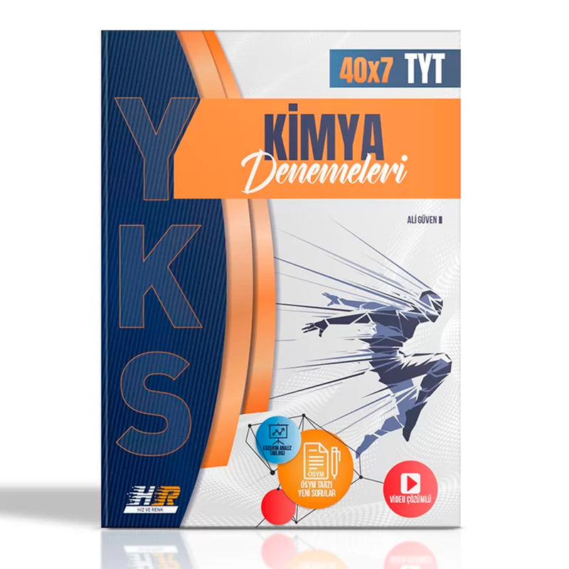 Hız ve Renk Yayınları TYT Kimya 40x7 Denemeleri