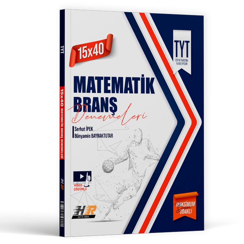 Hız ve Renk Yayınları TYT Matematik 15 x 40 Denemeleri