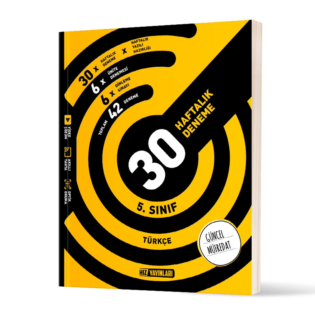 Hız Yayınları 5. Sınıf Türkçe 30 Haftalık Deneme