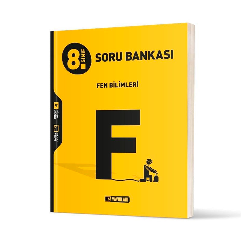 Hız Yayınları Ortaokul 8. Sınıf Fen Bilimleri Soru Bankası Test Kitabı