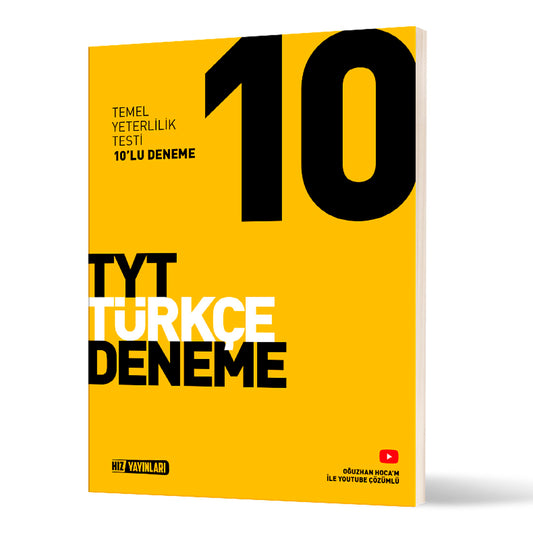 Hız Yayınları TYT 10 Lu Türkçe Deneme