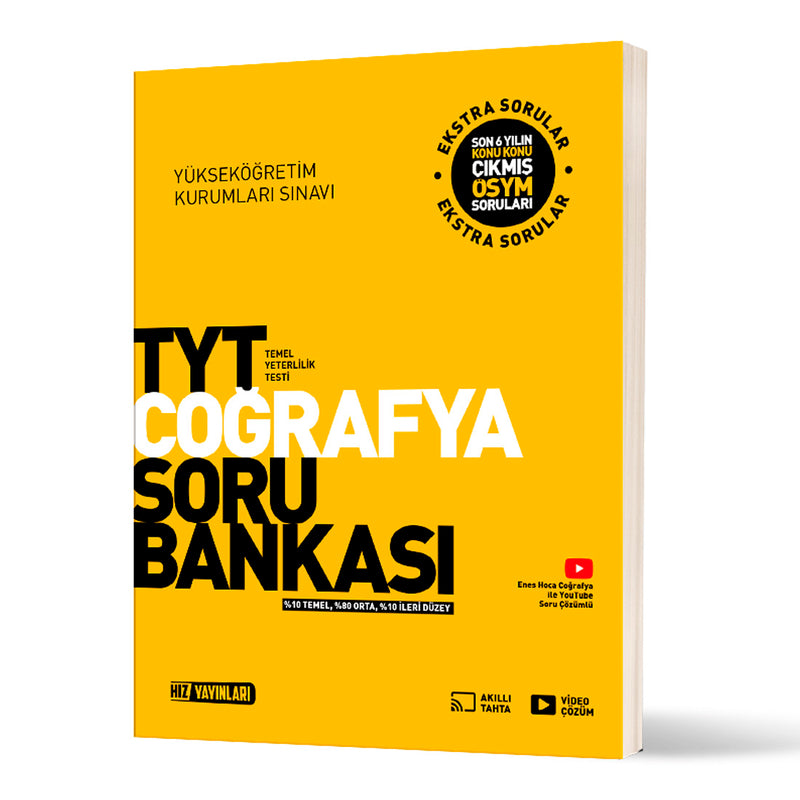 Hız Yayınları TYT Coğrafya Soru Bankası